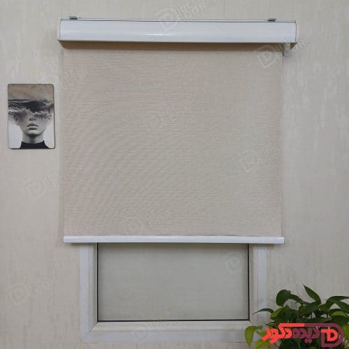 پرده شید کرم روشن کد B-1018-102