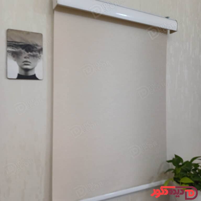 پرده شید کرم روشن کد B-1018-102