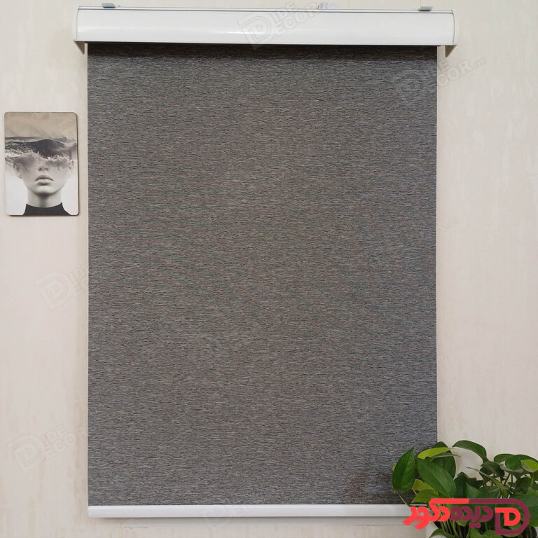 پرده شید رنگ مشکی ذغالی کد B-1018-105