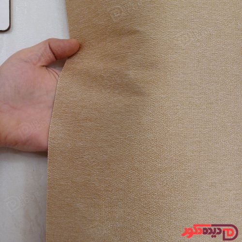 پرده شید کرم تیره نخودی ترک کد B-1020-109