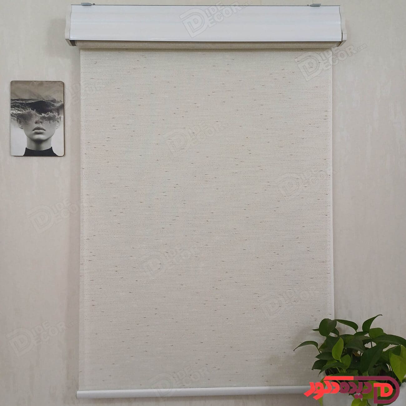 پرده زبرا شب و روز سفید کد B-3007-102