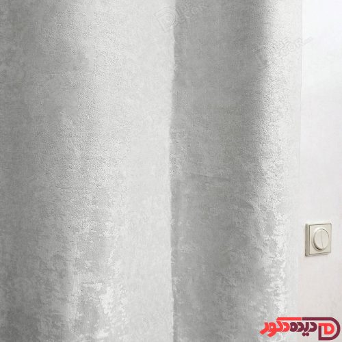 پرده پانچ جیر پتینه رنگ سفید کد 3253