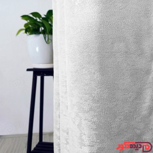 پرده پانچ جیر پتینه رنگ طوسی نقره ای کد 4183 پرده پانچ جیر پتینه رنگ طوسی نقره ای کد 4183