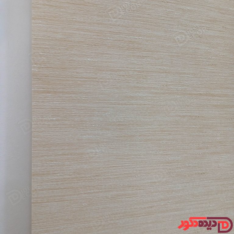 پرده شید رنگ کرم با خطوط سفید کد B1016-05