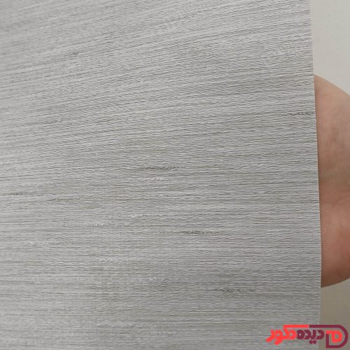 پرده شید رنگ طوسی روشن با خطوط تیره کد B1016-6