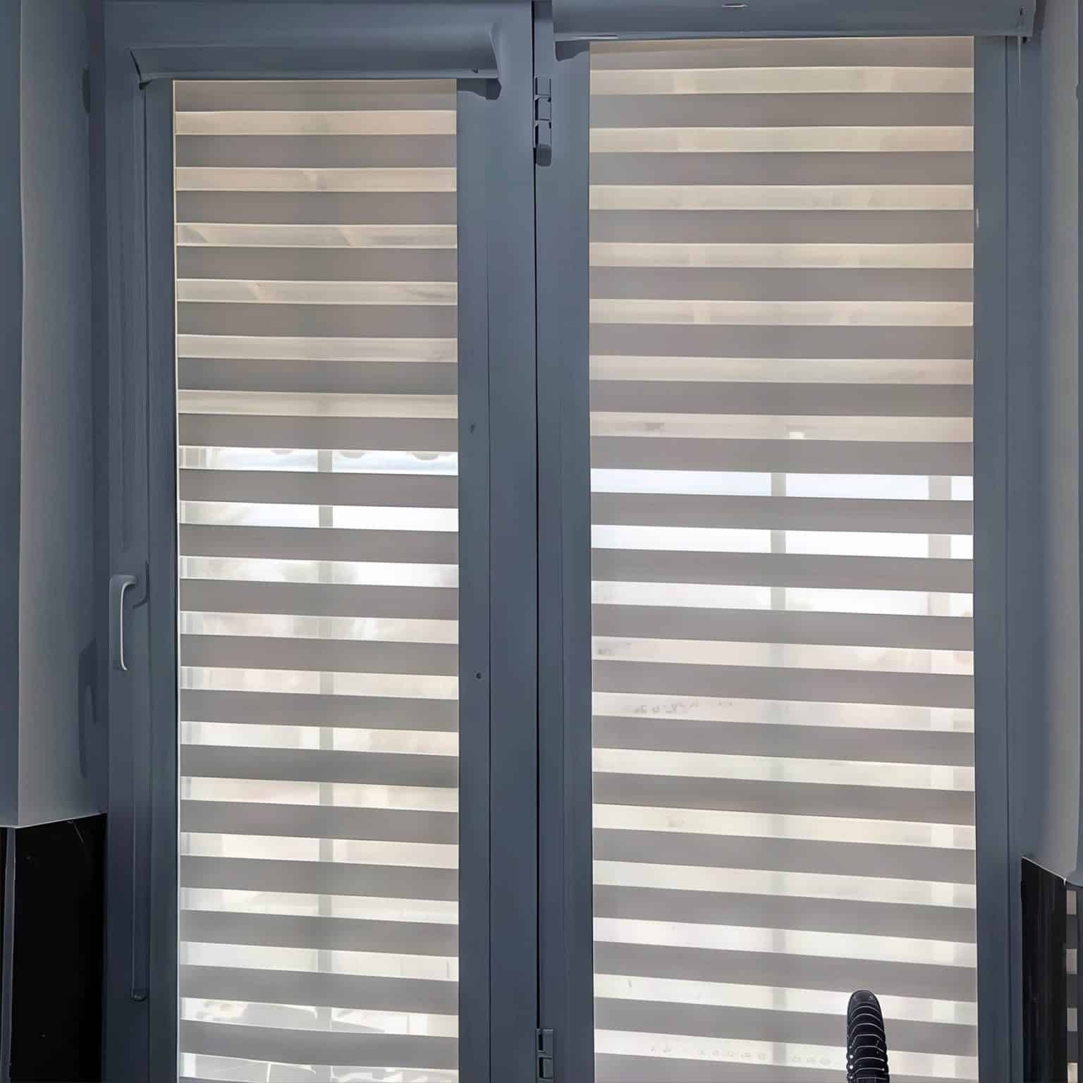 پرده مینی زبرا پشت دری 2 سانتی