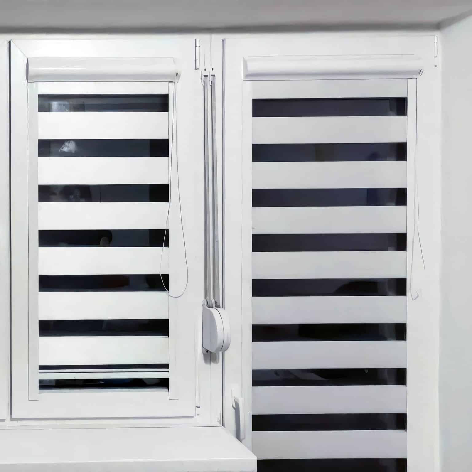 پرده مینی زبرا پشت دری 7 سانتی