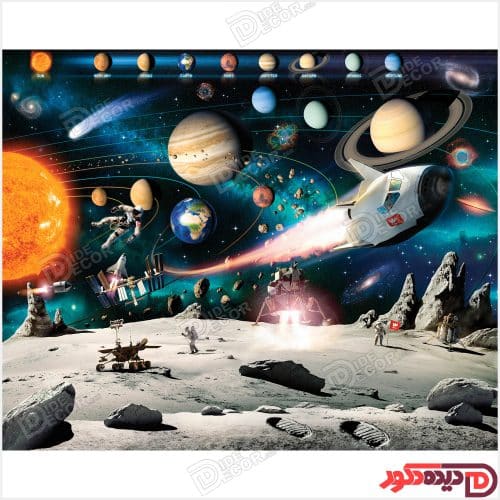 طرح فضا و منظومه شمسی کد KZD-031 طرح فضا و منظومه شمسی کد KZD-031