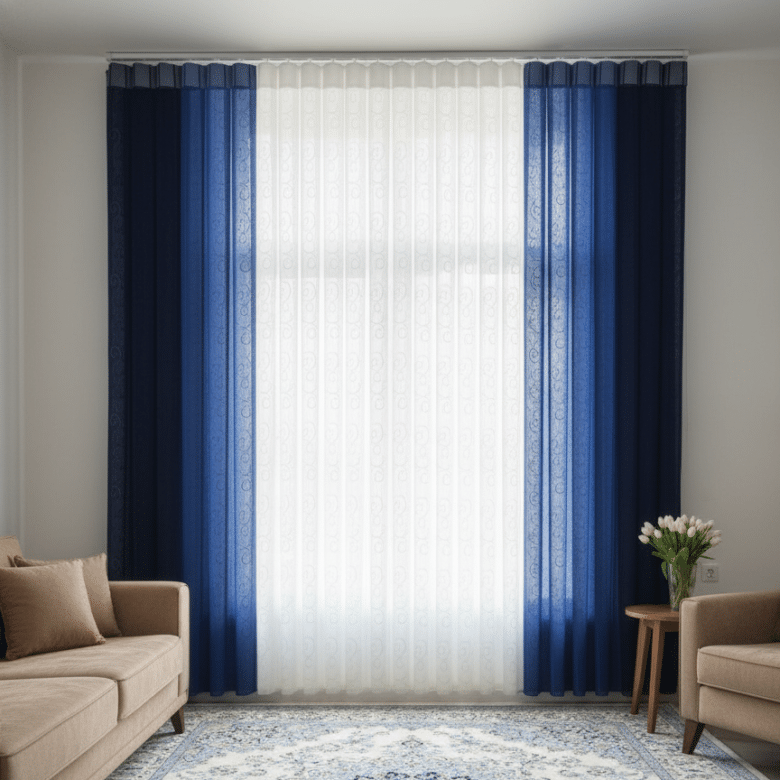 پرده ورتیکال یا پرده عمودی دی کی DK