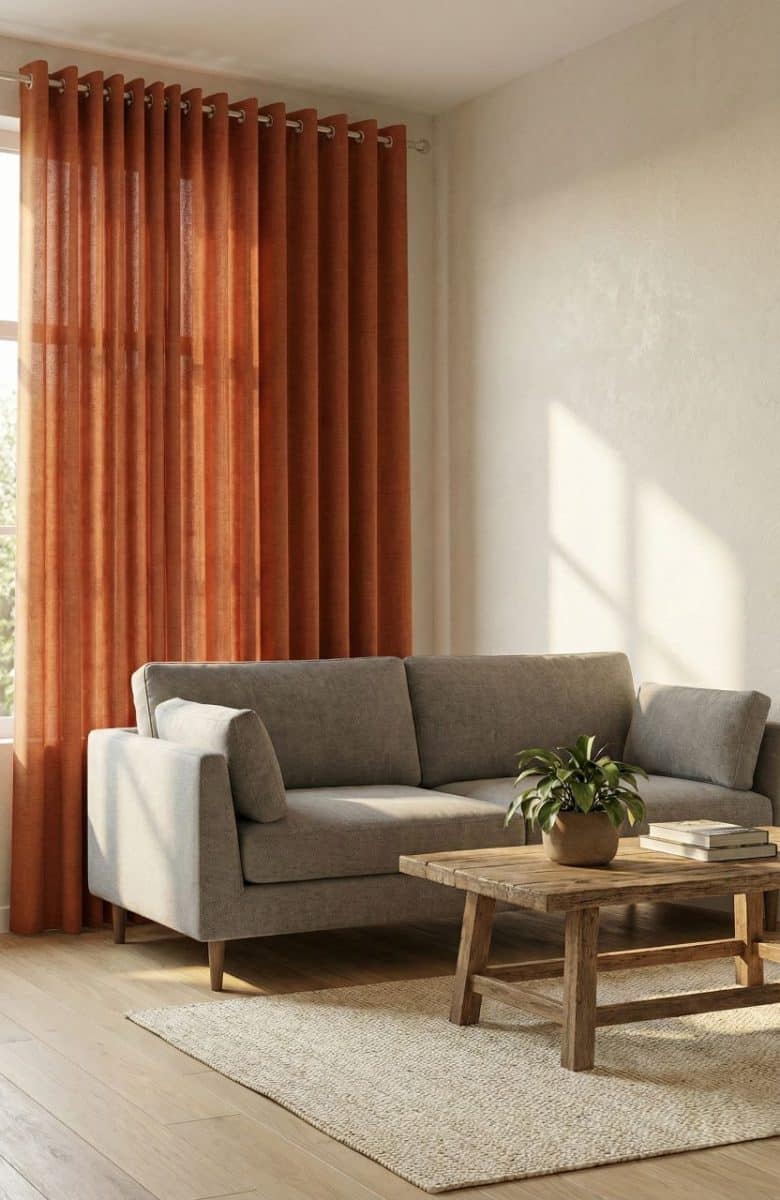 پرده پانچ کتان و مخمل - پرده پانچ مناسب پذیرایی