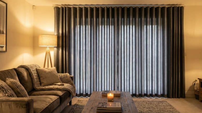 پرده پانچ کتان و مخمل - پرده پانچ مناسب پذیرایی