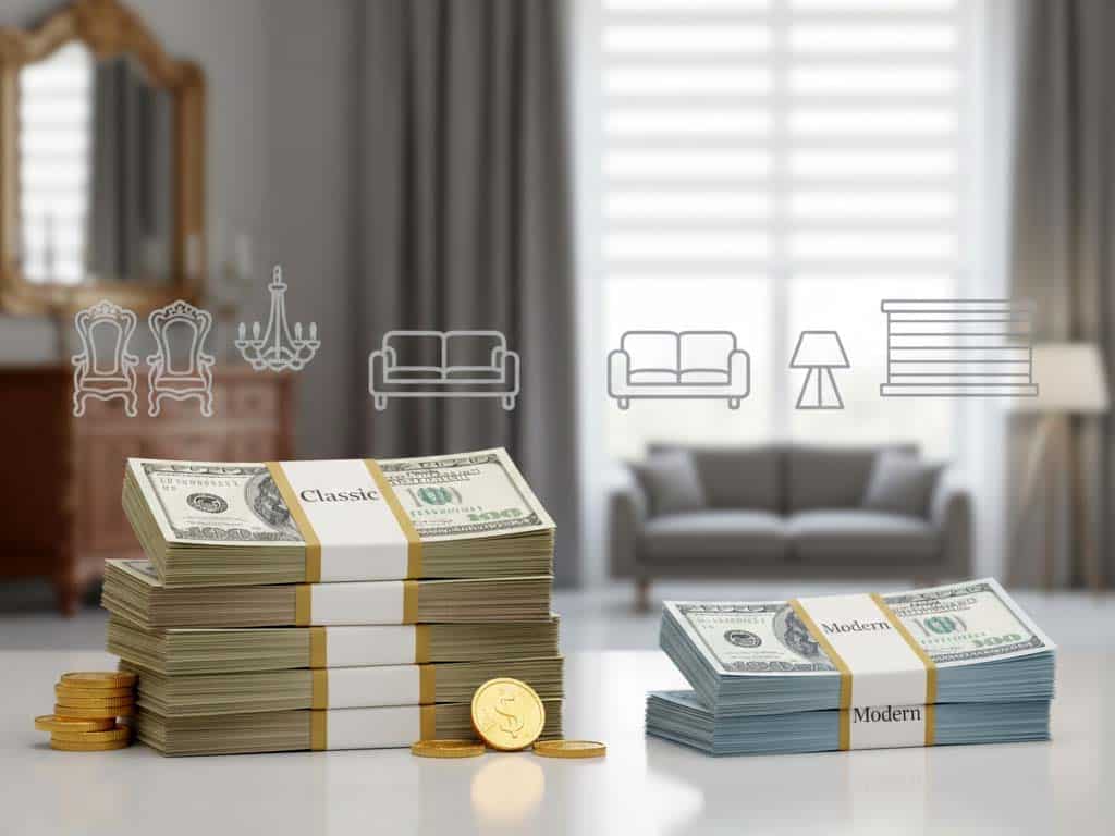 مقایسه دکوراسیون مدرن و کلاسیک کدام سبک برای آپارتمان شما مناسب است