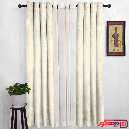 پرده پانچ جیر پتینه رنگ نباتی کد 3254 پرده پانچ جیر پتینه رنگ نباتی کد 3254