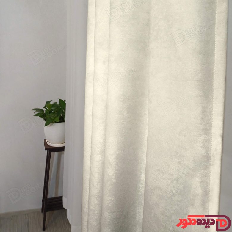 پرده پانچ جیر پتینه رنگ نباتی کد 3254