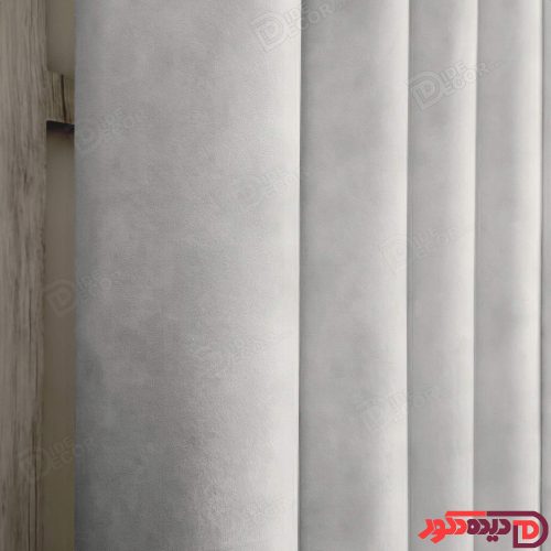 پرده پانچ جیر پتینه رنگ استخوانی کد 3274